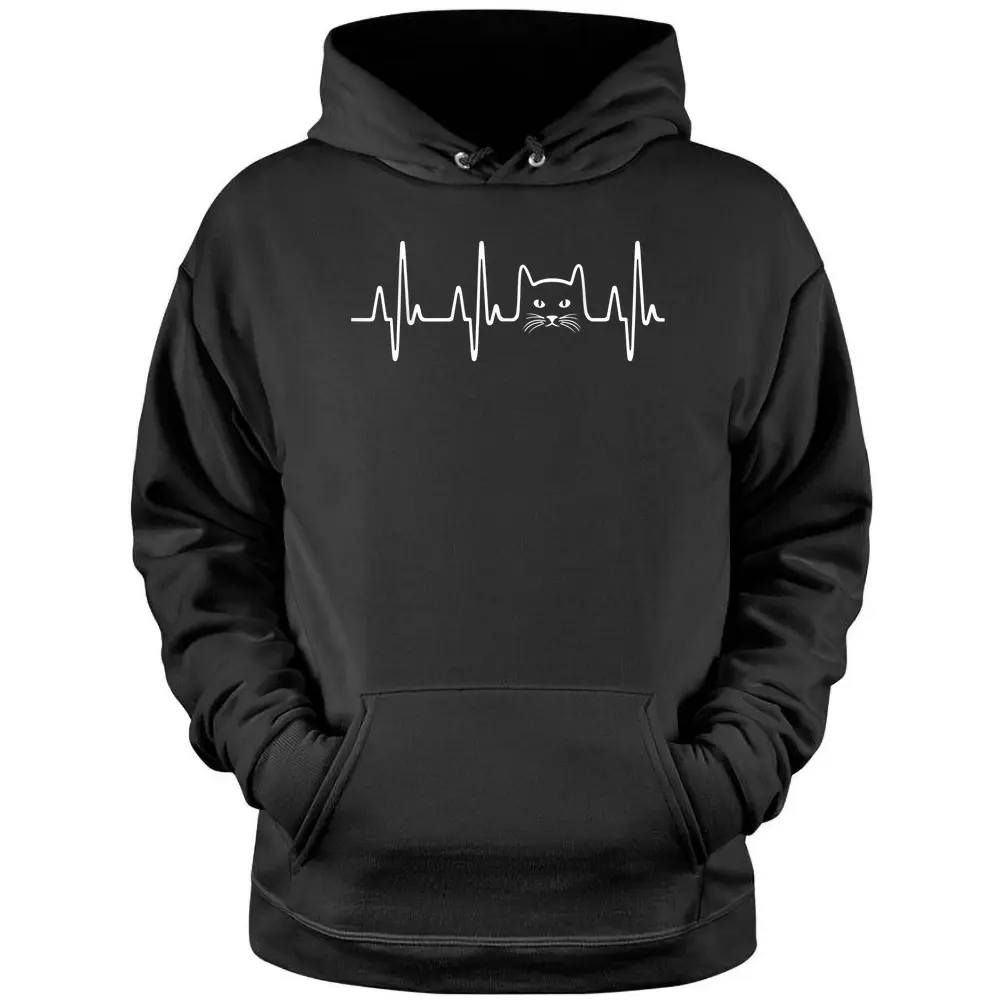 Cat Heartbeat Cat Lover Hoodie